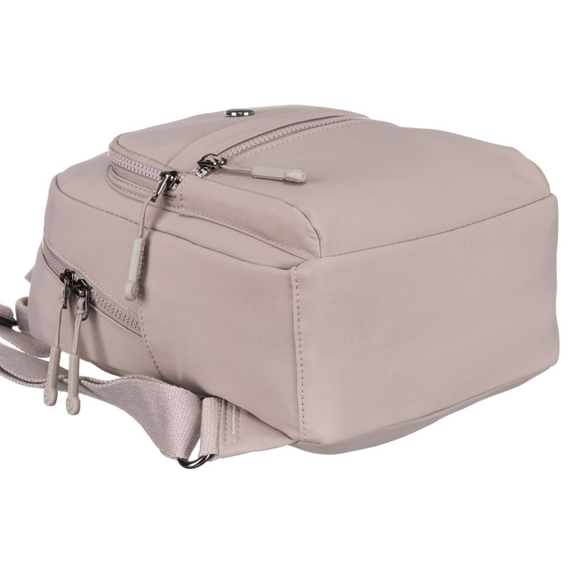 Jednokomorowy plecak damski z poliestru w kolorze lila - Peterson