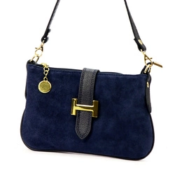 Luka Damska listonoszka torebka przez ramię ze skóry naturalnej kieszeń