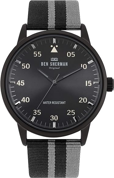 Zegarek BEN SHERMAN WB042BE. Kwarcowy, Kolor czarny. Mężczyzna.