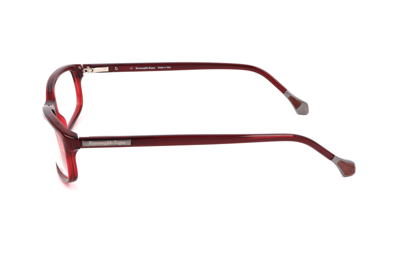 Okulary ERMENEGILDO ZEGNA VZ35380954. Okulary, Kolor czerwony. Unisex.