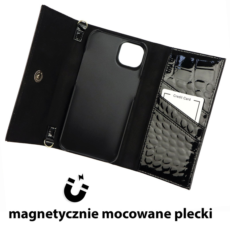 Etui damskie z eko-skóry MiaMore PHONE CASE M1782-2 (IPHONE 12 PRO)