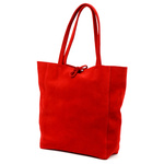 Patrizia damska shopperbag duża skóra naturalna zamszowa torebka na ramię