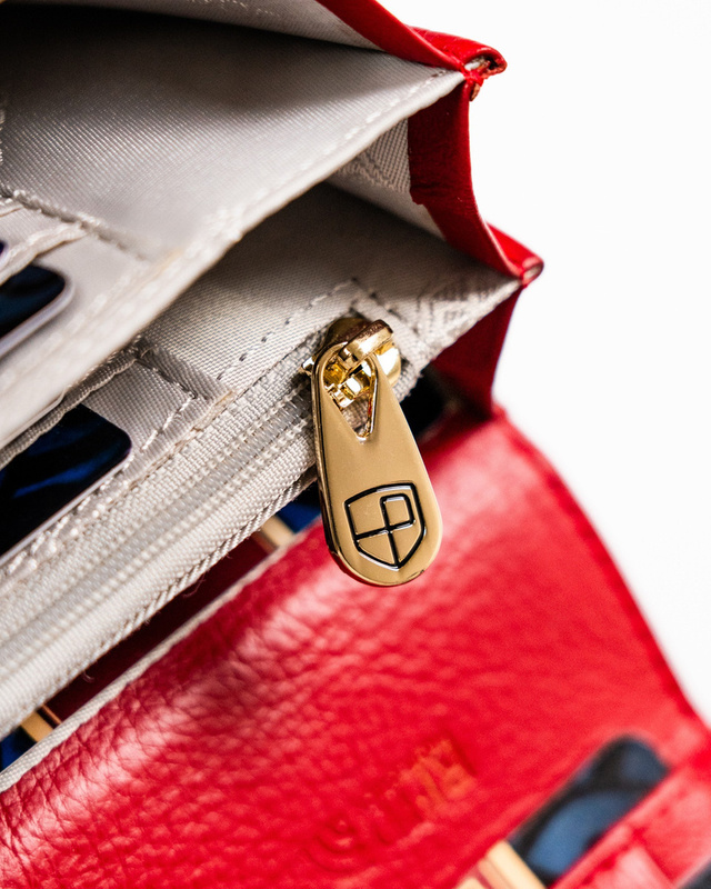 Skórzany damski portfel Peterson PTN 42122-SBR