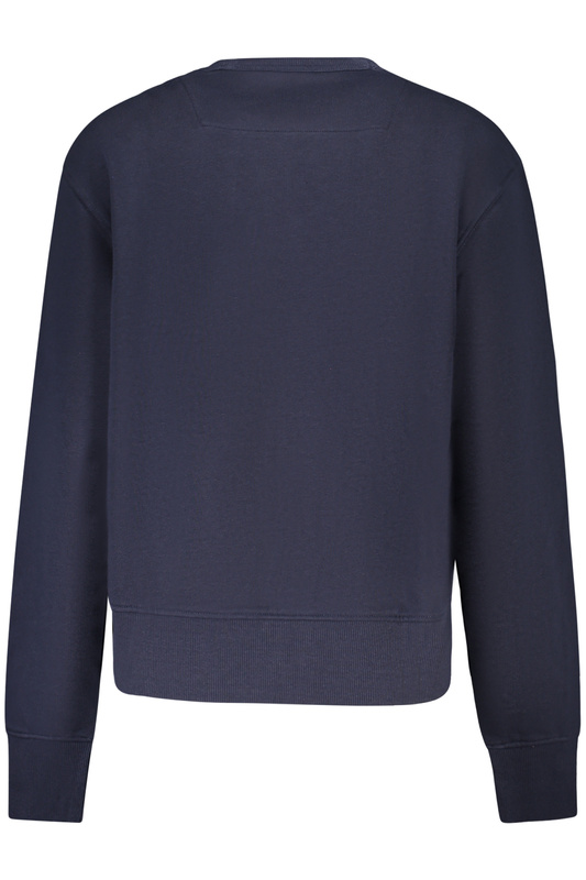 GUESS JEANS DAMSKA NIEBIESKA BLUZA Z ROZPINANYM NA ZAMEK