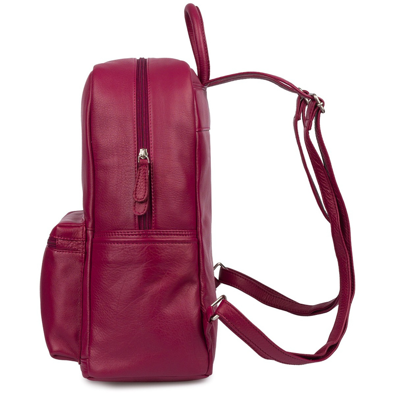 Skórzany plecak A4 duży pojemny do szkoły Włoski P16