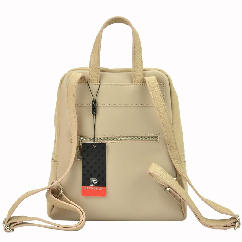 Pierre Cardin Plecak Damski Skóra Naturalna Miejski Elegancki Kieszenie