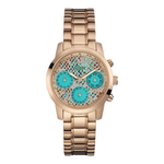 Zegarek GUESS W0448L8. Kwarcowy, Kolor niebieski. Kobieta.