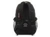 MORO-CZARNY Solidny 3KOMOROWY plecak miejski SPORTOWY duży M83