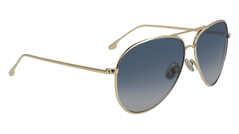 Okulary VICTORIA BECKHAM VB203S-706. Okulary przeciwsłoneczne, Kolor złoty. Kobieta.