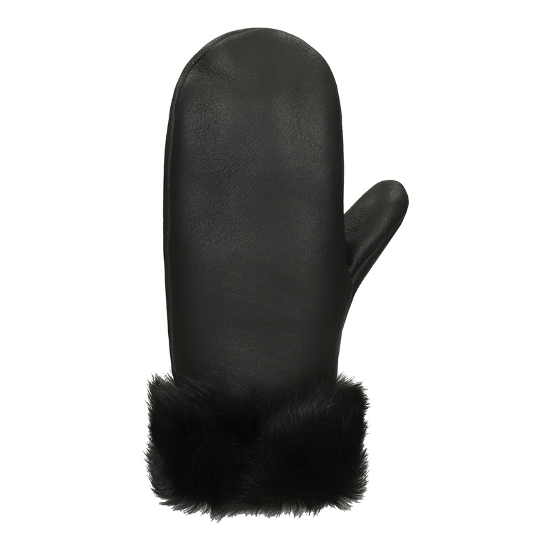 Rękawiczki damskie skórzane z jednym palcem