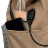 Damski plecak z tworzywa Peterson PTN BETA KHAKI-GRAY