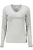 GUESS JEANS T-SHIRT Z DŁUGIM RĘKAWEM DAMSKI SZARY