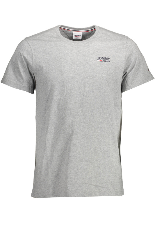 TOMMY HILFIGER T-SHIRT MĘSKI Z KRÓTKIM RĘKAWEM SZARY