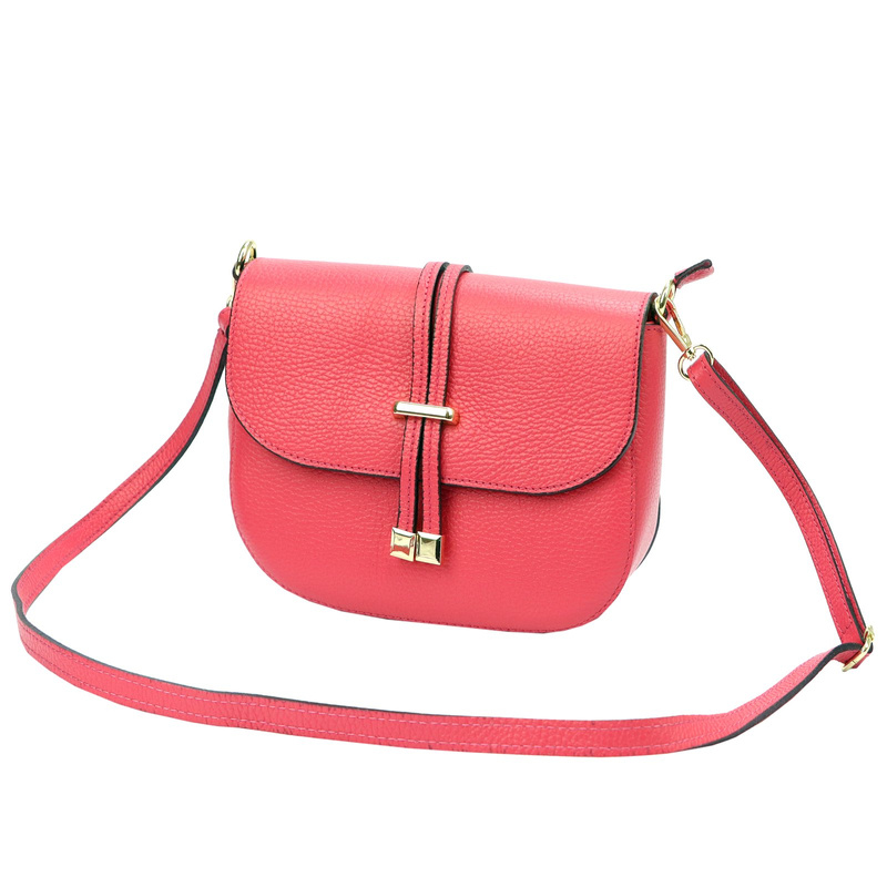 Skórzana stylowa damska listonoszka torebka przez ramię Luka