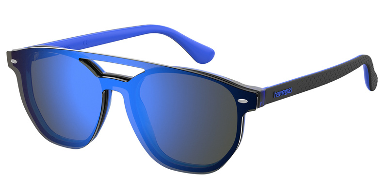 Okulary HAVAIANAS UBATUBACSD51X. Okulary przeciwsłoneczne, Kolor czarny niebieski. Unisex.