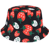 Truskawki dwustronny kapelusz dziecięcy bucket hat KAP-MD