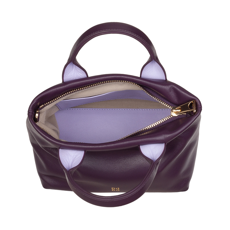 DUDU Mini torebka do ręki damska z łańcuszkiem listonoszka skóra naturalna