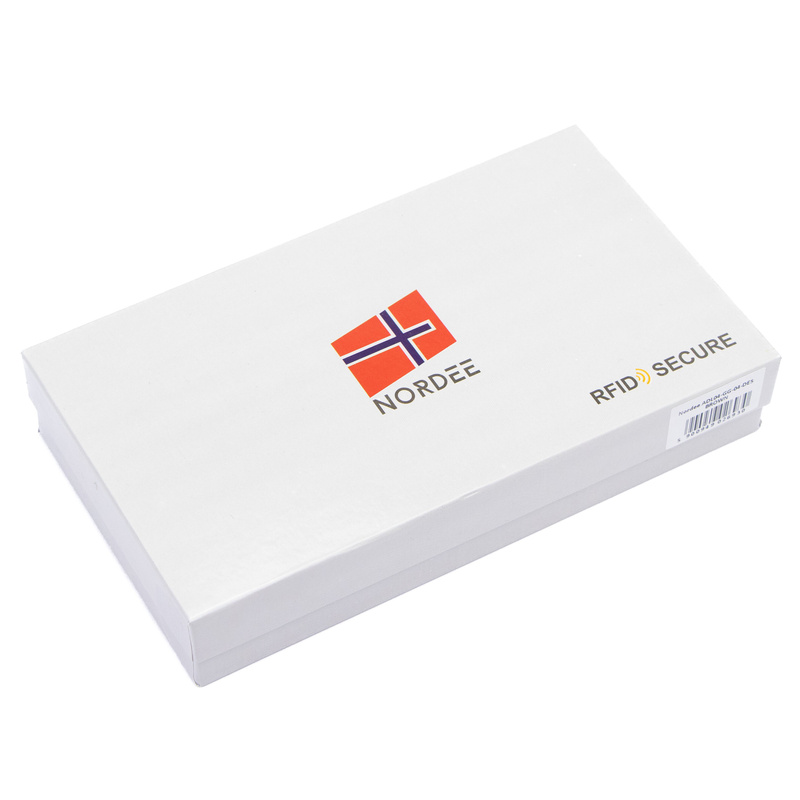 Damski portfel z naturalnej skóry Nordee ADL04-GG-04-DES