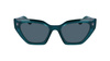 Okulary KARL LAGERFELD KL6145S-300. Okulary przeciwsłoneczne, Kolor zielony. Kobieta.