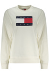 TOMMY HILFIGER BLUZA DAMSKA Z ROZPINANYM NA ZAMEK BIA�A