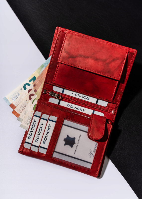 Skórzany męski portfel Wild N4-CHM-NL RFID