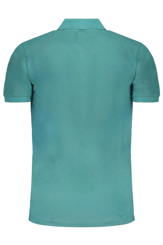 GIAN MARCO VENTURI ZIELONA M�SKA KOSZULKA POLO Z KR�TKIM R�KAWEM