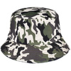 Zielony kapelusz dwustronny bucket hat wędkarski modny moro kap-m-48