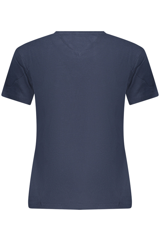 TOMMY HILFIGER DAMSKI T-SHIRT Z KRÓTKIM RĘKAWEM, NIEBIESKI