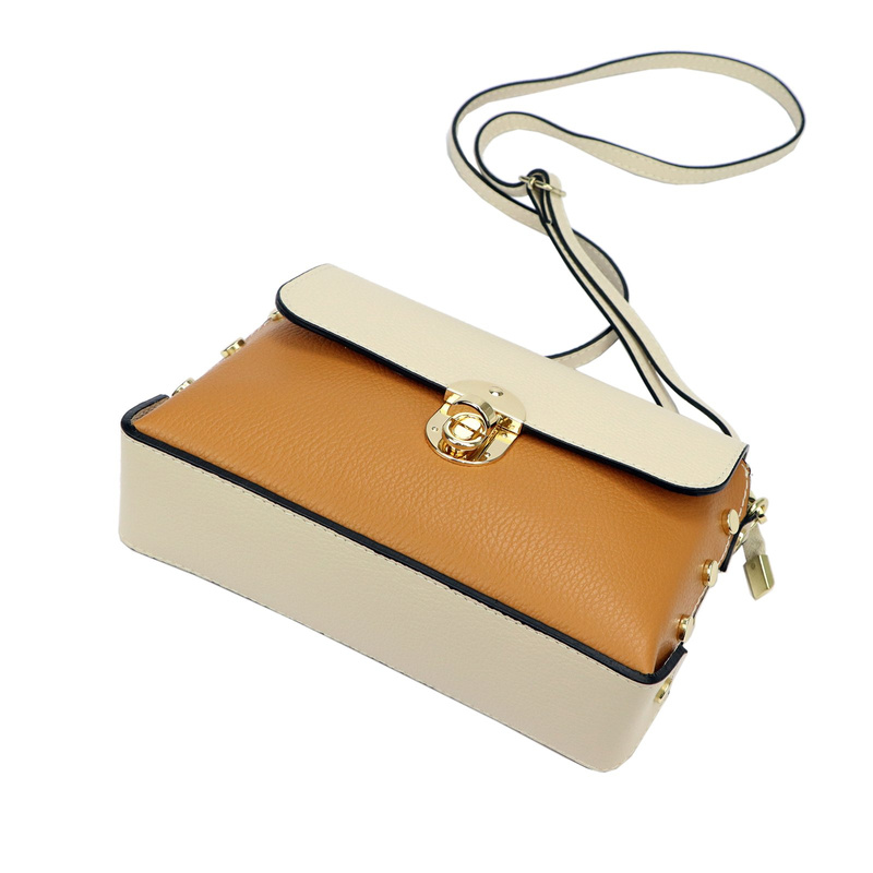 Luka damska listonoszka torebka przez ramię skóra naturalna stylowa