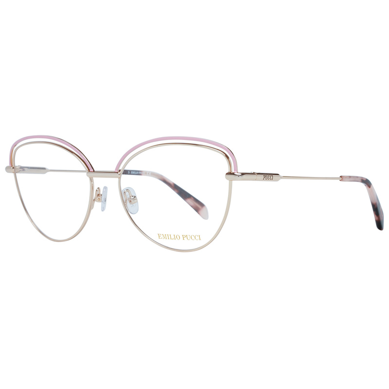 Okulary PUCCI EP5170-55074. EYEGLASSES, Kolor złoty. Kobieta.