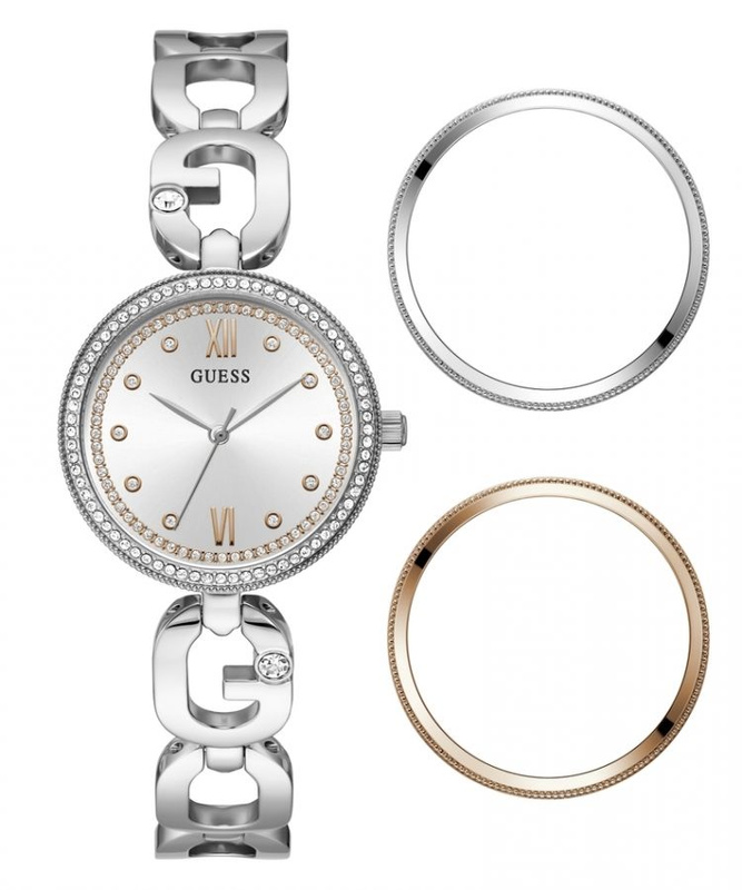 Zegarek GUESS GW0693L1. Kwarcowy, Kolor szary. Kobieta.