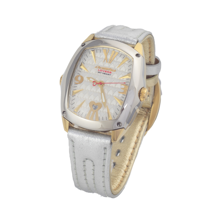 Zegarek CHRONOTECH CT7696L-11. Kwarcowy, Kolor biały. Unisex.