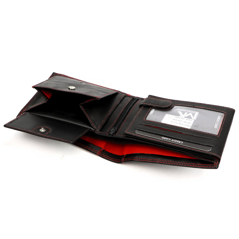 Skórzany męski portfel Money Kepper CDD 5600 REBEL VINTAGE