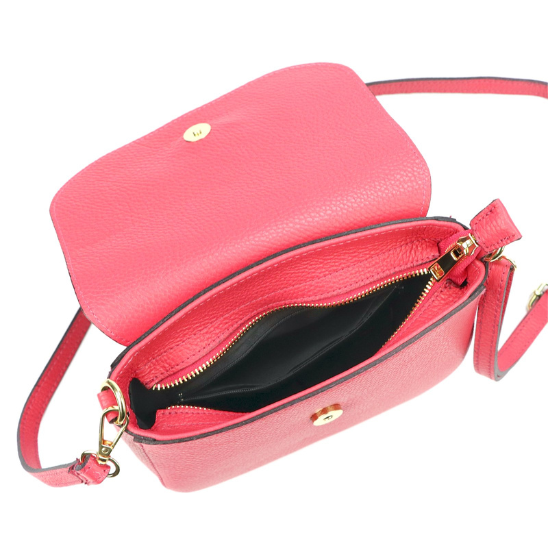 Skórzana stylowa damska listonoszka torebka przez ramię Luka