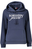 TOMMY HILFIGER BLUZA BEZ ZAMKA DAMSKA NIEBIESKA