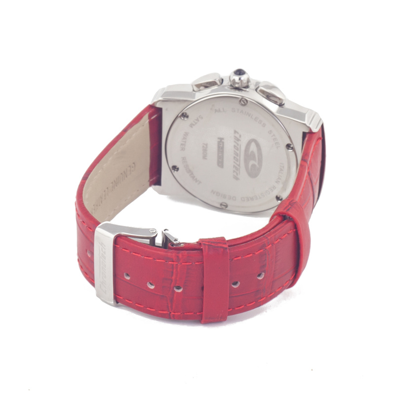 Zegarek CHRONOTECH CT7280M-05. Kwarcowy, Kolor czerwony. Unisex.