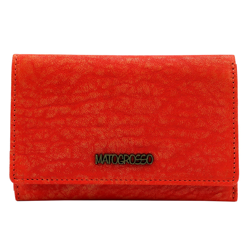Mato Grosso portmonetka damska skóra naturalna pojemny portfel RFID