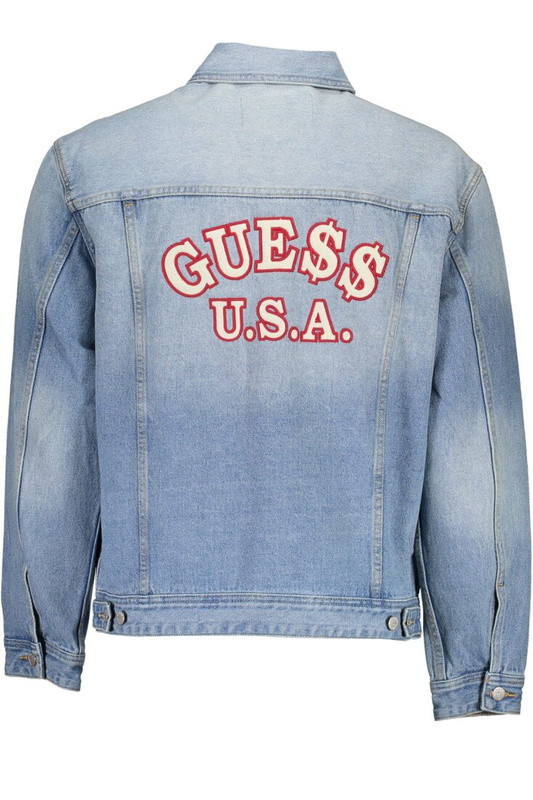 KURTKA SPORTOWA MĘSKA GUESS JEANS JASNO NIEBIESKA