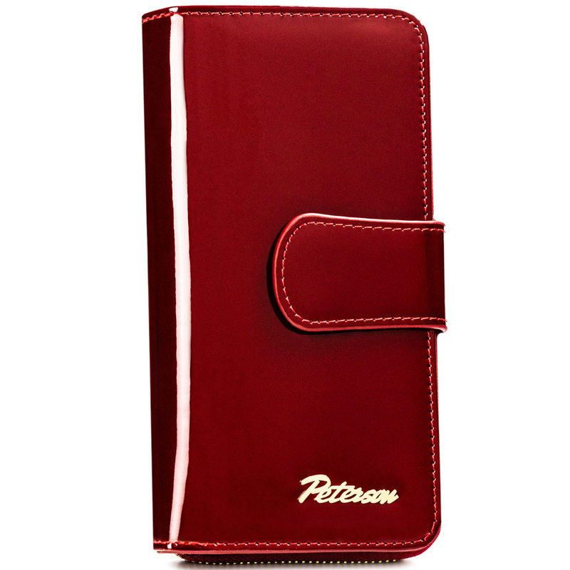 Skórzany damski portfel Peterson PTN BC-76116