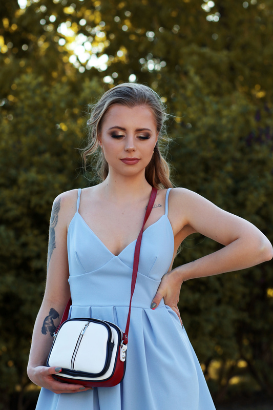 BEŻOWA 3-KOMOROWA SKÓRZANA LISTONOSZKA VERA PELLE K53