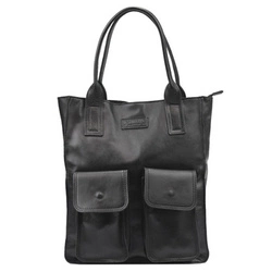 Angelo Torebka Skórzana Damska Shopperbag Duża A4 Na Ramię Do Ręki