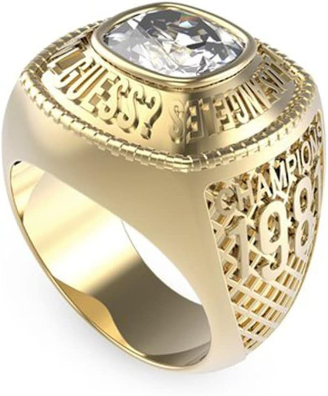 Biżuteria GUESS JUMR01375JWYG. Pierścionek, Kolor złoty. Mężczyzna.