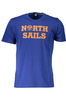 NIEBIESKI M�SKI T-SHIRT Z KR�TKIM R�KAWEM NORTH SAILS