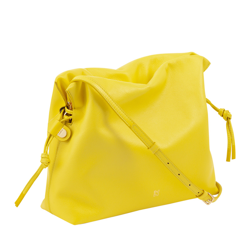 Zgrabna i stylowa Damska skórzana listonoszka torebka crossbody DUDU
