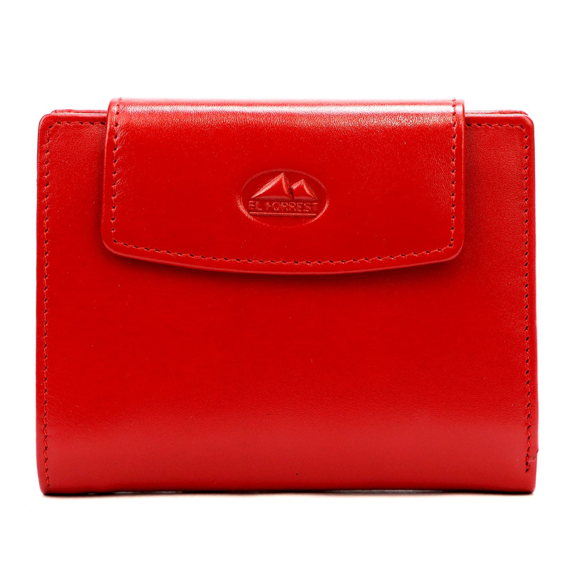 EL FORREST damska portmonetka skóra naturalna zgrabny pojemny portfel