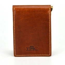 Etui na karty, mały męski skórzany portfel z RFID