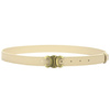 Gregorio Damski pasek do spodni skóra naturalna ze stylową klamrą złotą