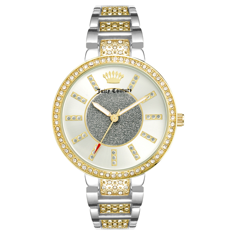 Zegarek JUICY COUTURE JC1313SVTT. Kwarcowy, Kolor srebrny. Kobieta.