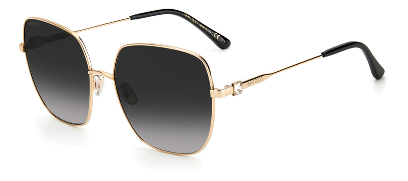 Okulary JIMMY CHOO KORIGSKRHL9O. Okulary przeciwsłoneczne, Kolor czarny złoty. Kobieta.