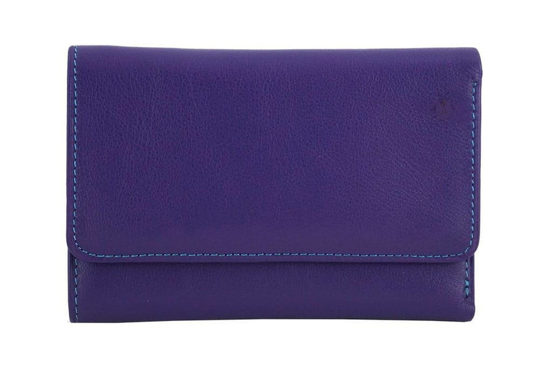 Barberini's klasyczny portfel damski - Granatowy